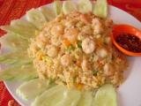 Fried Rice with vegatable and Shrimp